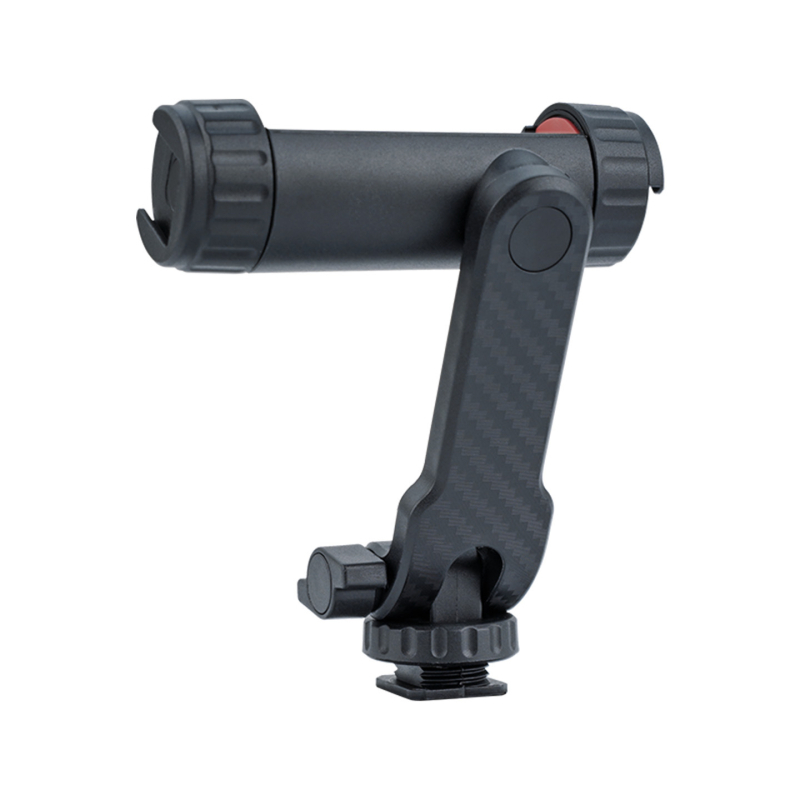 Clește pentru telefon cu dublu suport rece, montură rotativă orizontală/verticală – ABS, încărcare maximă 2 kg