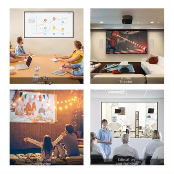 Ecran de proiecție pliabil din țesătură moale pentru uz casnic și cinema în aer liber