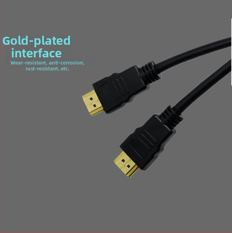 HDMI kábel, verzia 1.4, podpora 1080p, zlaté konektory