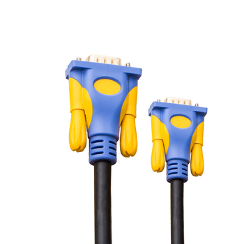 Cablu VGA HYX-28, cupru fără oxigen placat aur, 15 pini, M-M pentru proiectoare