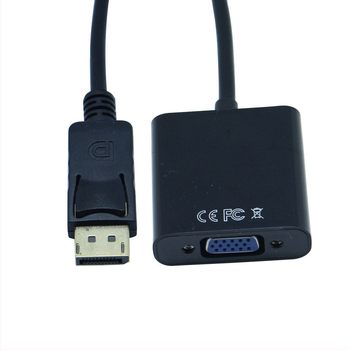 DP to VGA adapter kabel, DP muški na VGA ženski, VGA sučelje, bakar vodič, adapter kabel, za PC/monitor/projektor