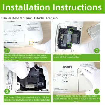 Lampa de proiector BenQ pentru modelele TS537, TX538 și TS521P, cu suportul de lampă 5J.J9R05.001, putere UHP 190W/160W, greutate 0,5 kg