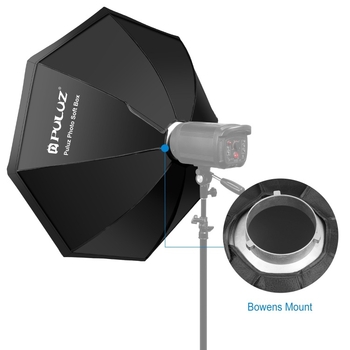 Softbox s Bowens montažom, osmerokutni oblik, Puluz Pu5125, 0,24 kg