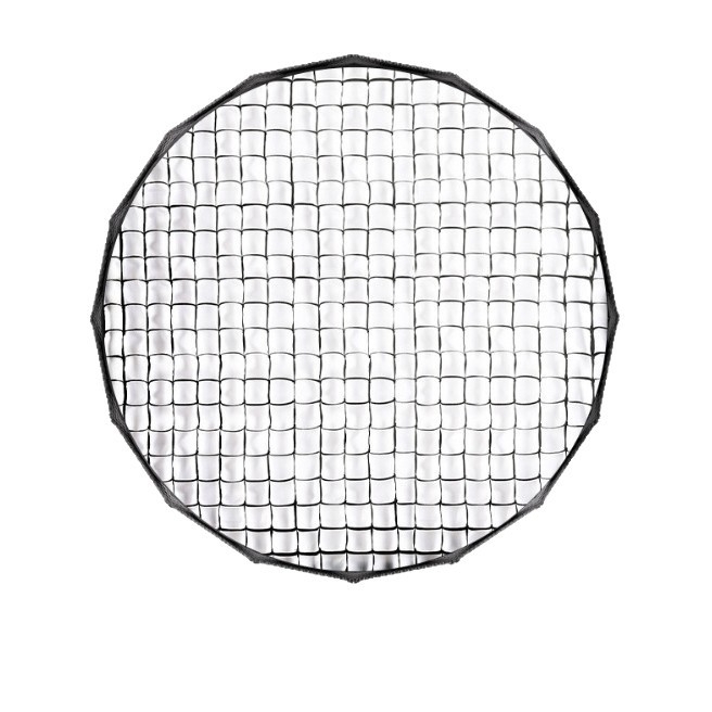 Softbox profund pentru fotografie cu grilă, model RG-90, din fibră de carbon, greutate 1 kg, sarcină 2-5 kg
