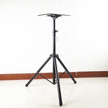 Heng yin Suport pentru proiector - Stativ de podea triunghiular, portabil, cu braț retractabil