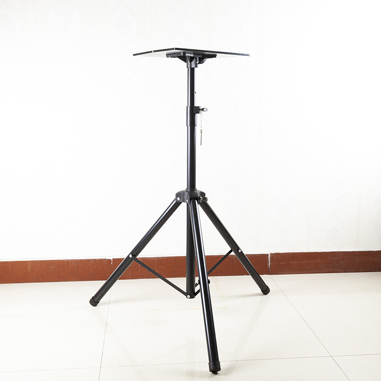 Heng yin Suport pentru proiector - Stativ de podea triunghiular, portabil, cu braț retractabil