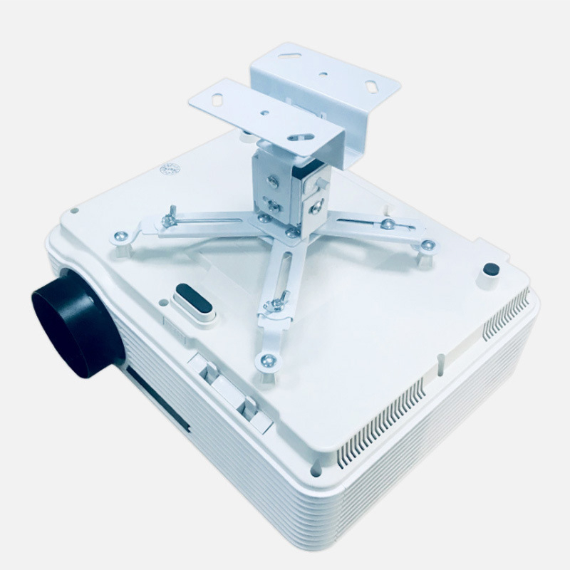 Suport de plafon pentru proiector, țeavă pătrată – universal pentru casă și birou – braț de ridicare multifuncțional