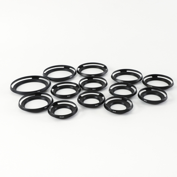 Parasolar metalic deschis pentru obiectiv ultrawide, fără vinietare, din aliaj de aluminiu, compatibil cu diferite camere, formă scurtă cu aspect floral