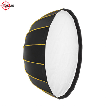 Focus SB1014 Cutie de lumină moale parabolică, husă din pânză și cadru din aluminiu, potrivită pentru streaming live și fotografie, include difuzor exterior și interior și montaj tip bayonet