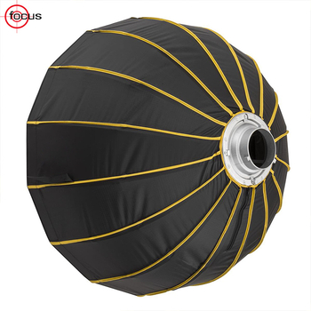 Focus SB1014 Cutie de lumină moale parabolică, husă din pânză și cadru din aluminiu, potrivită pentru streaming live și fotografie, include difuzor exterior și interior și montaj tip bayonet