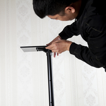 Hengyi Suport portabil pentru proiector de podea – braț triunghiular retractabil, înălțime reglabilă