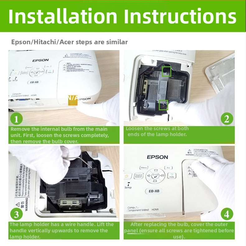 Λάμπα προβολέα Osram VIP240/0.8 E20.9 συμβατή με BENQ, βάρος 0.5