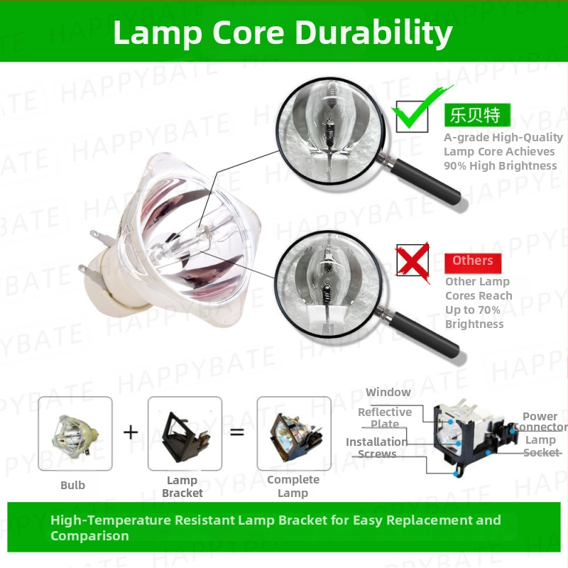 Λάμπα προβολέα Osram VIP240/0.8 E20.9 συμβατή με BENQ, βάρος 0.5