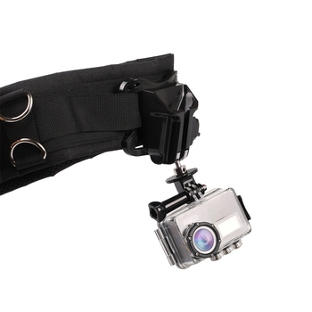 Klip za pojas kamere s pločom brzog otpuštanja za DSLR i bez ogledala, 1/4 inčni navoj, ABS + aluminijska legura, nosivost do 2 kg, dimenzije 11 × 8,5 cm, težina 65 g