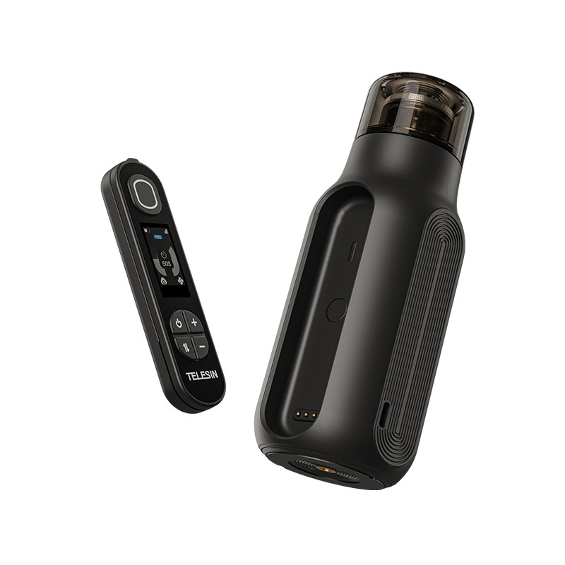 Taixun TELESIN C40 Mașină de ceață portabilă pentru film și TV, ceață din gheață uscată, din plastic, 276 g, sarcină maximă 2 kg