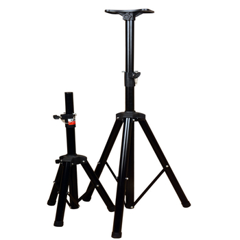 SPS-502 Аудио‑визуална стойка: проекторна стойка, трипод за следящ прожектор, разтегателна сценична стойка, стойка за говорител