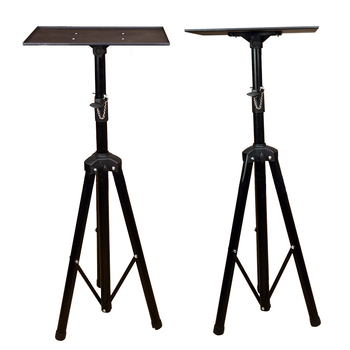 SPS-502 Аудио‑визуална стойка: проекторна стойка, трипод за следящ прожектор, разтегателна сценична стойка, стойка за говорител