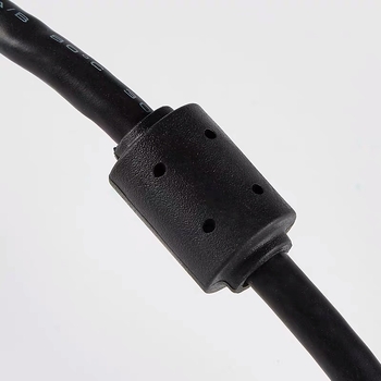 VGA кабел, модел V002, мед без кислород, инжекционно формована, съвместим с телевизори/компютри/монитори