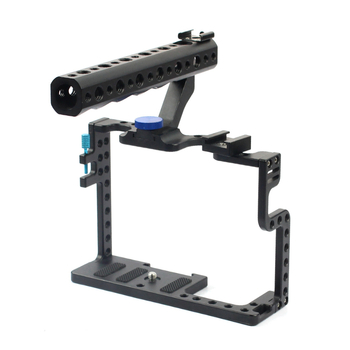 Ramă de protecție pentru cameră din aliaj de aluminiu pentru Panasonic GH5/GH5S, rig pentru cameră ușor și accesorii portabile de stabilizare