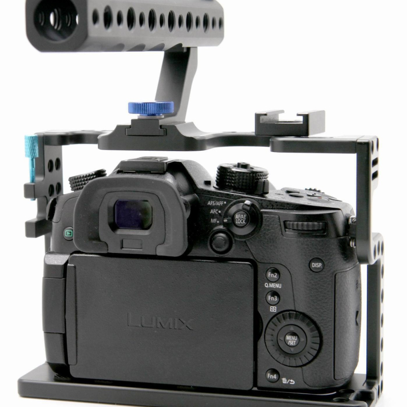 Ramă de protecție pentru cameră din aliaj de aluminiu pentru Panasonic GH5/GH5S, rig pentru cameră ușor și accesorii portabile de stabilizare