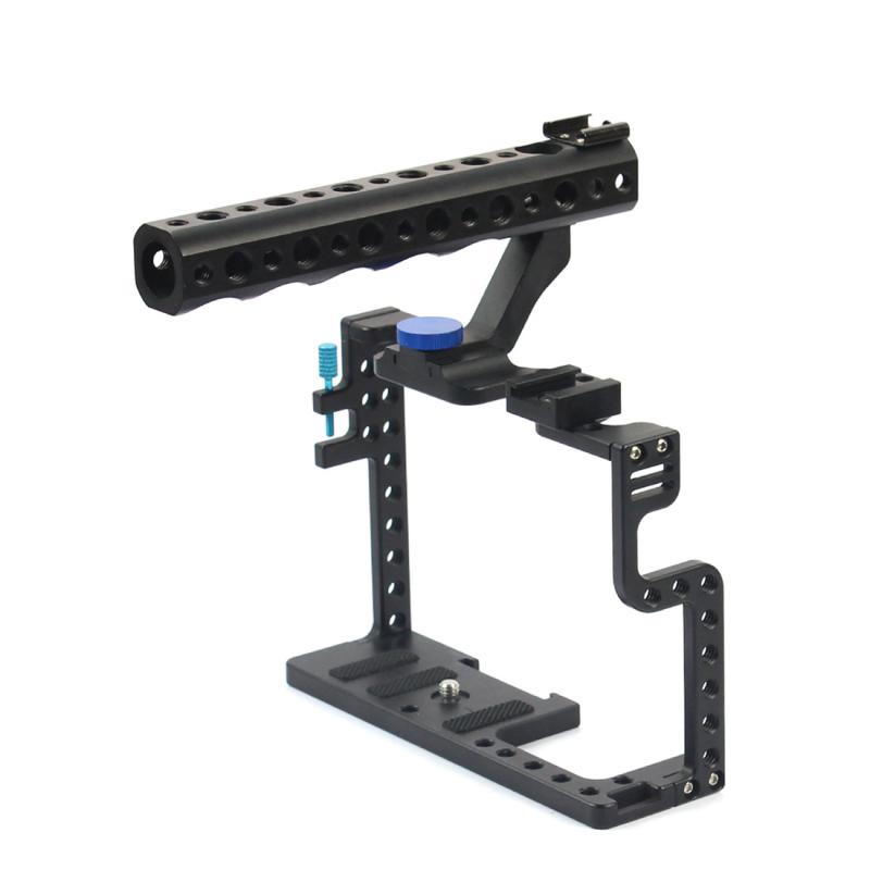Ramă de protecție pentru cameră din aliaj de aluminiu pentru Panasonic GH5/GH5S, rig pentru cameră ușor și accesorii portabile de stabilizare