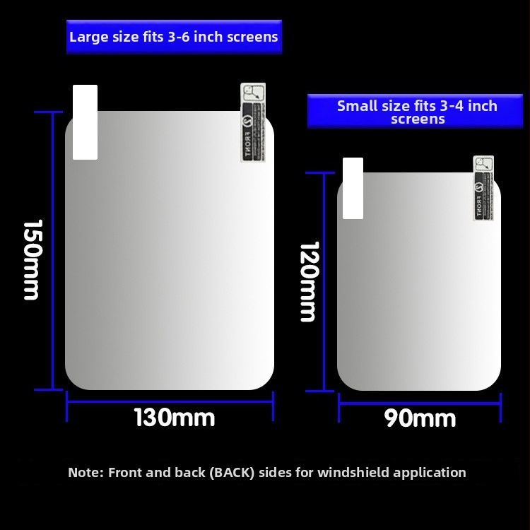 Privacy Guard PET reflexný film pre HUD, navigačná obrazovka, univerzálna kompatibilita