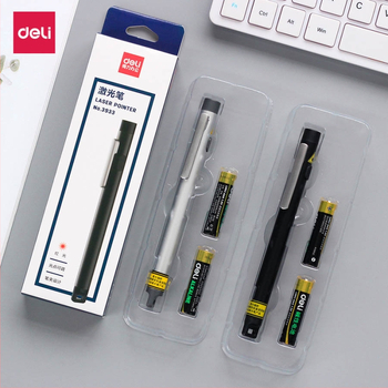 PPT лазерен указател, инфрачервен, безжичен, Deli 3933, метал, тегло 100