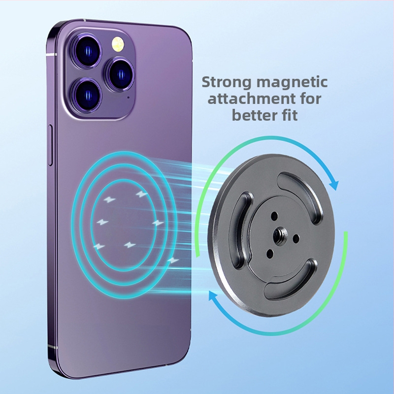 Magnetická základňa pre držiak telefónu pre DJI Osmo Mobile 6, hliníková zliatina, hmotnosť 33 g, náhradná súčasť