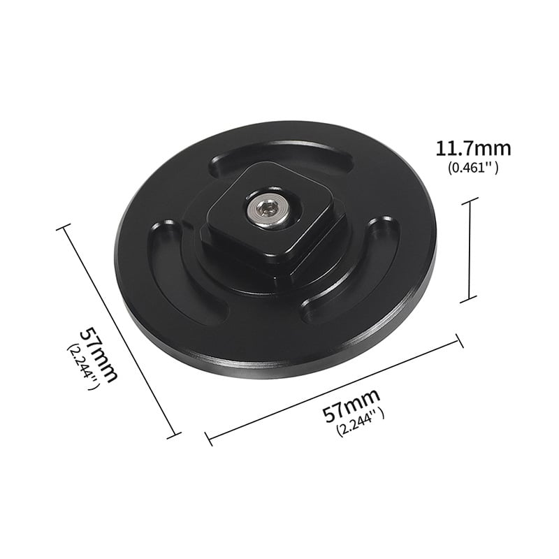 Magnetická základňa pre držiak telefónu pre DJI Osmo Mobile 6, hliníková zliatina, hmotnosť 33 g, náhradná súčasť