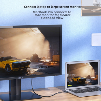 MiniDP na DP kábel, 8K podpora, meď bez kyslíka, zlaté konektory, dĺžka 1,5–3 m