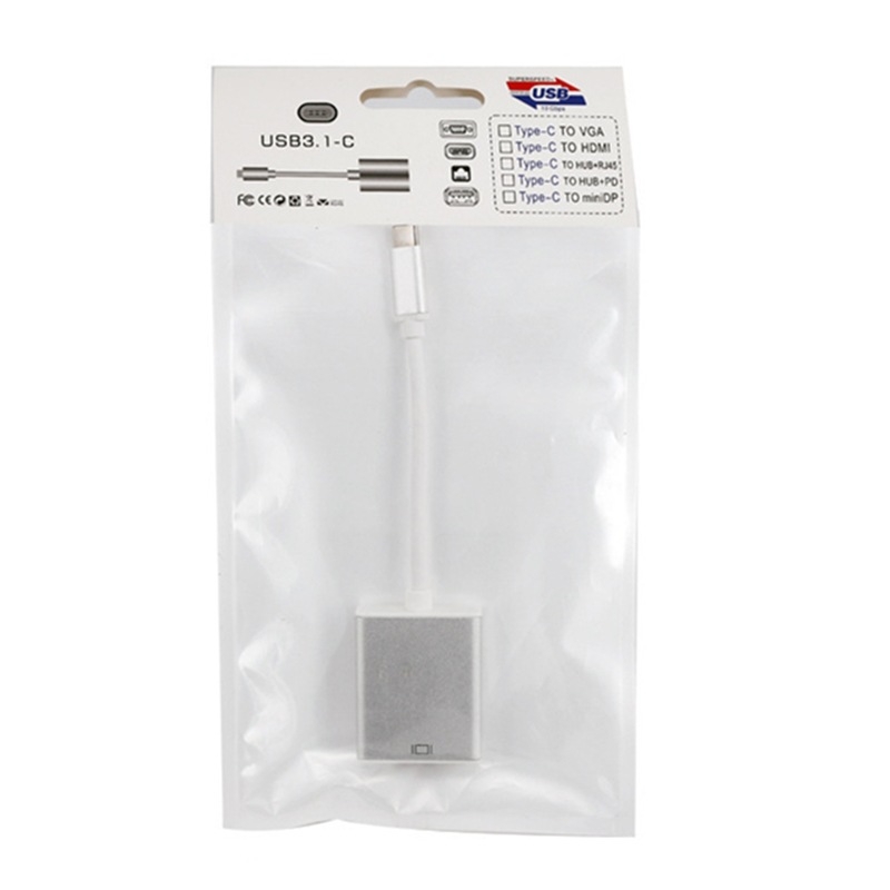 Type-C към HDMI адаптер кабел от алуминиева сплав, HDMI интерфейс, 15 см медно ядро, еднокраен конектор