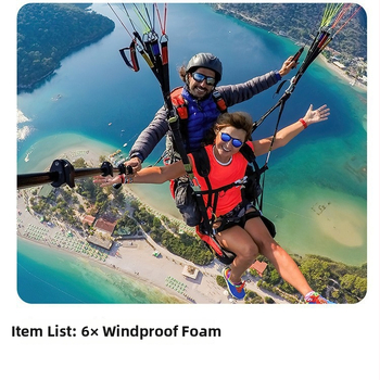 Tuulekindel mikrofoni kattev Insta360 X3/X5 — läbipaistev svamm, müra vähendamine, ühilduvus X3/X5, lisaseade