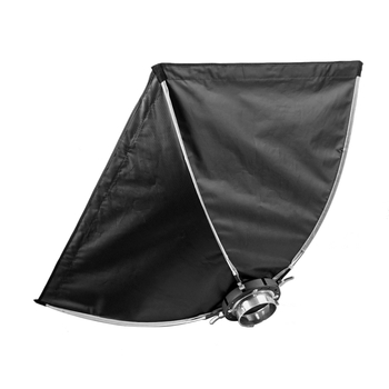 Softbox s hlbokým parabolickým dizajnom, rýchlouzamykací systém, sieťová mriežka, nylonovo- kovová konštrukcia, nosnosť 2 kg