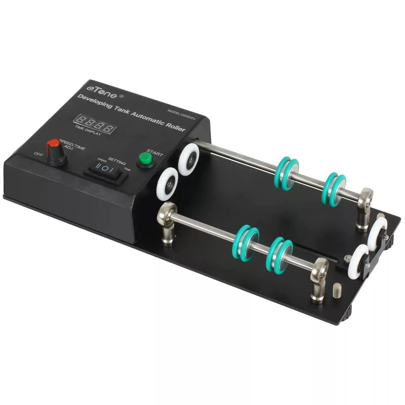 Električni stalak s kotačićem za tankove za razvoj filma, čelična konstrukcija, nosivost 6–10 kg, kompatibilan s tankovima 135/120/4x5/8x10 te serijama Jobo/Baile/Higago 15/25