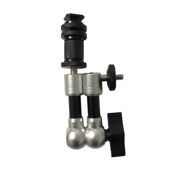 DSLR Mαγικός βραχίνας κλιπ από κράμα αλουμινίου — Μοντέλο Js-al07, Μέγιστο Φορτίο 2–5 kg, Βάρος 0,3 kg