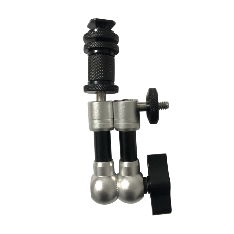 DSLR Mαγικός βραχίνας κλιπ από κράμα αλουμινίου — Μοντέλο Js-al07, Μέγιστο Φορτίο 2–5 kg, Βάρος 0,3 kg