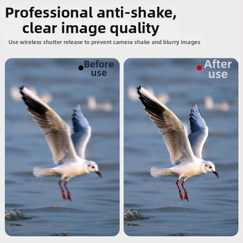 Shenniu ασύρματο τηλεχειριστήριο για Canon/Nikon DSLR κάμερες; σώμα από κράμα αλουμινίου; 16 κανάλια; εμβέλεια 30 μ.; λειτουργία Bulb