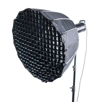 Parabolični duboki softbox za mekano svjetlo, model KFT030, materijal: aluminijska legura, nosivost 2–5 kg, težina 2,1 kg