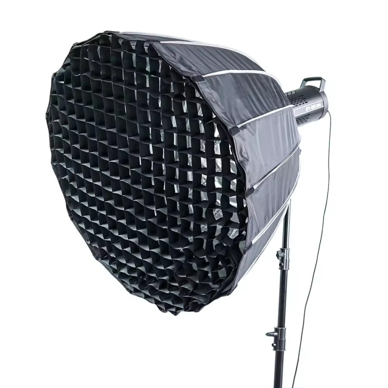Parabolični duboki softbox za mekano svjetlo, model KFT030, materijal: aluminijska legura, nosivost 2–5 kg, težina 2,1 kg