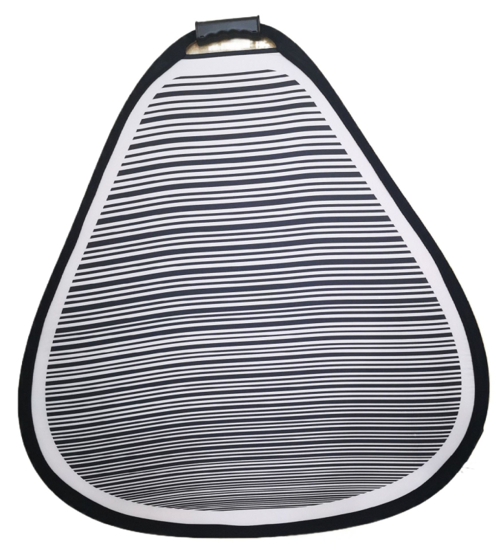 Reflector cu dungi, manual, pentru repararea deformărilor caroseriei auto, din poliester tafta cu imprimare digitală