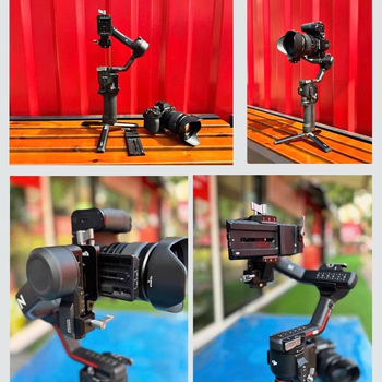 Dodatak za stabilizator kamere — aluminijska legura, nosivost 2–5 kg, model 8169, pakiranje: kožna kutija