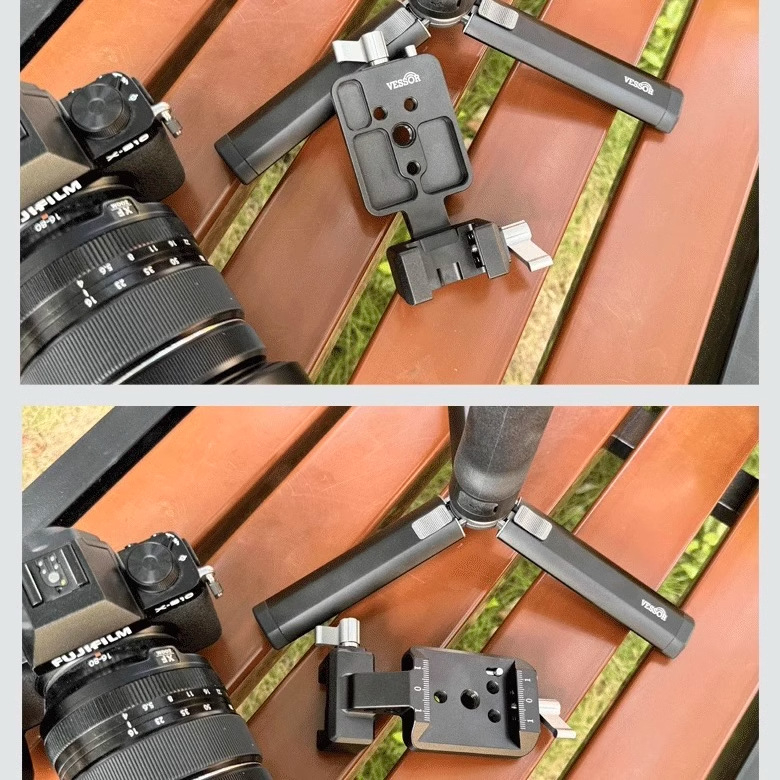 Dodatak za stabilizator kamere — aluminijska legura, nosivost 2–5 kg, model 8169, pakiranje: kožna kutija