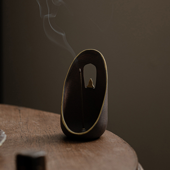 Κεραμικός δέκτης λιβανιού για ράβδους, κινεζικού στυλ, μάρκα Conley Ceramics, προέλευση Dehua, κατασκευή ημι-χειροποίητη και ημι-μηχανική