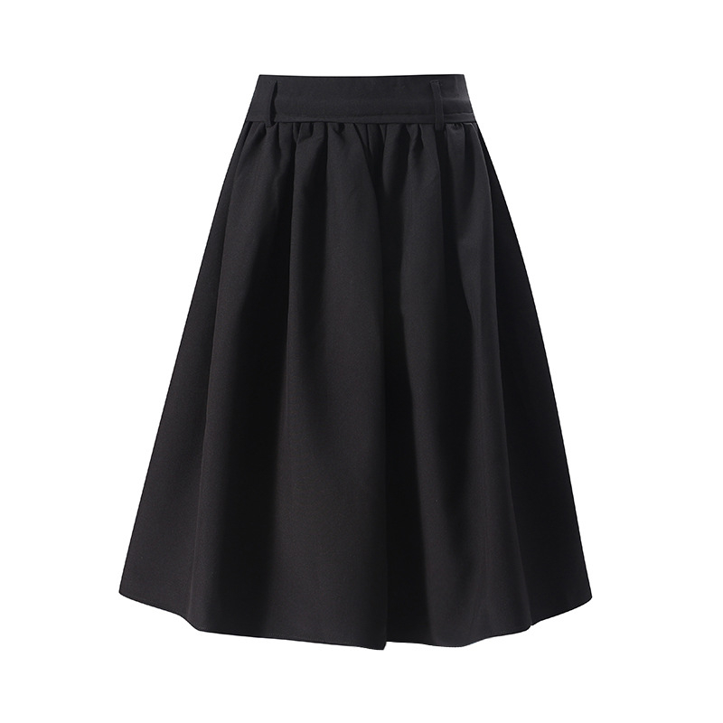 tutu suknja, jednobojni uzorak, TR tkanina, viskoza ≤30%, japansko-korejski ležerni stil