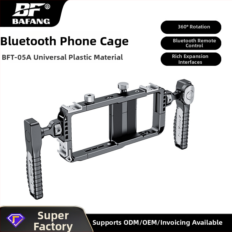Bluetooth ručni stabilizator za mobilni telefon s plastičnim okvirom, univerzalna kompatibilnost, težina 280 g, nosivost 6–10 kg
