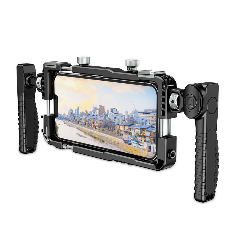 Bluetooth ručni stabilizator za mobilni telefon s plastičnim okvirom, univerzalna kompatibilnost, težina 280 g, nosivost 6–10 kg