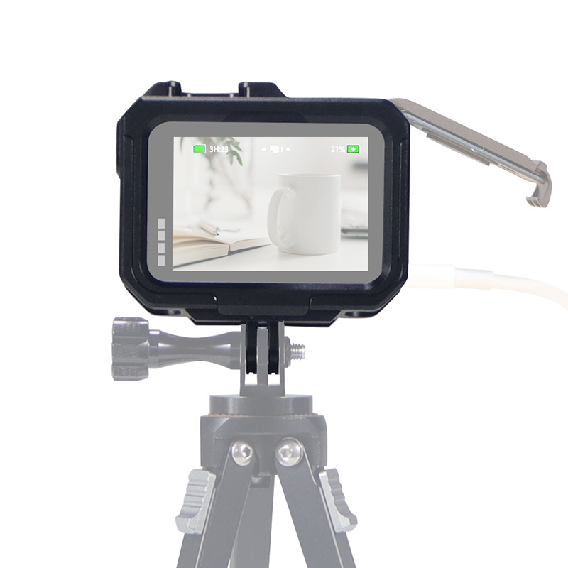 Rám Rabbit Cage z hliníkovej zliatiny pre GoPro 11–13 s skladacím magnetickým adaptérom a chladiacou ochranou; nosnosť 2–5 kg; hmotnosť 0,08 kg