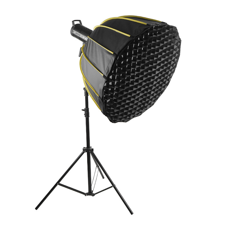 Parabolični duboki softbox za rasvjetu, brza montaža, aluminijska legura, model: duboki parabolni softbox, nosivost 2–5 kg, težina 2 kg