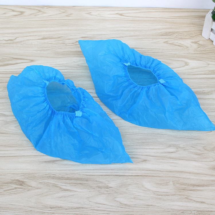 Προστατευτικά παπουτσιών μίας χρήσης από πλαστικό, αδιάβροχα και ανθεκτικά στη σκόνη, παχύτερα, 100 τεμάχια