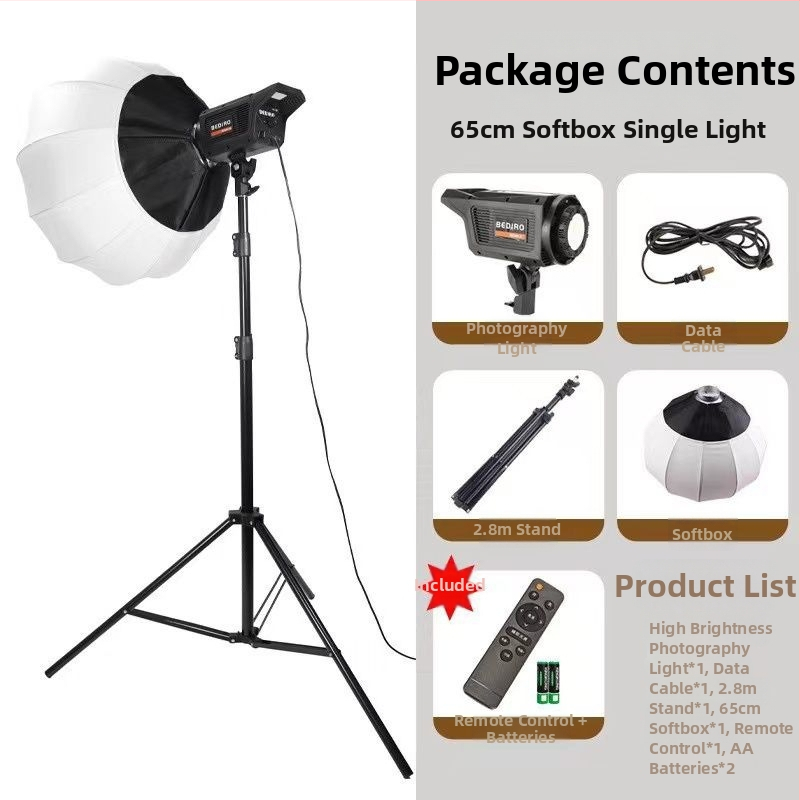 Fotografické príslušenstvo s bajonetom Baorong, guľový difúzor mäkkého svetla pre živé vysielanie, zaťaženie 2–5 kg, materiál plast/kov